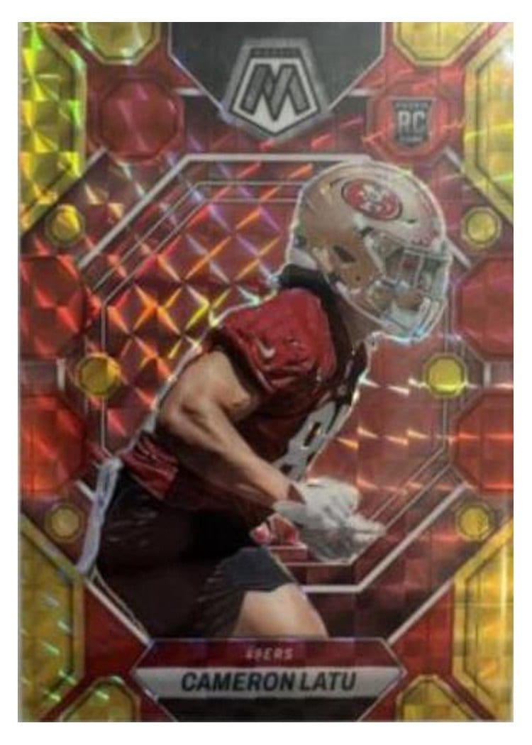 2023 Panini Mosaic Base Set Cameron Latu #295 card