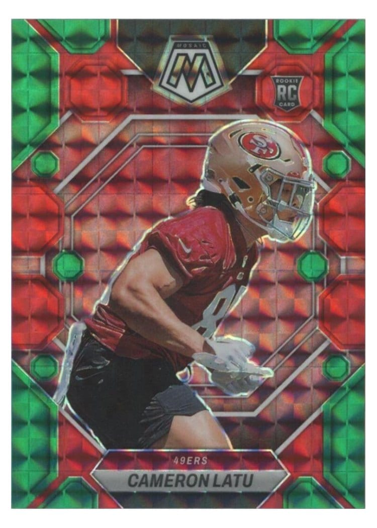 2023 Panini Mosaic Base Set Cameron Latu #295 card