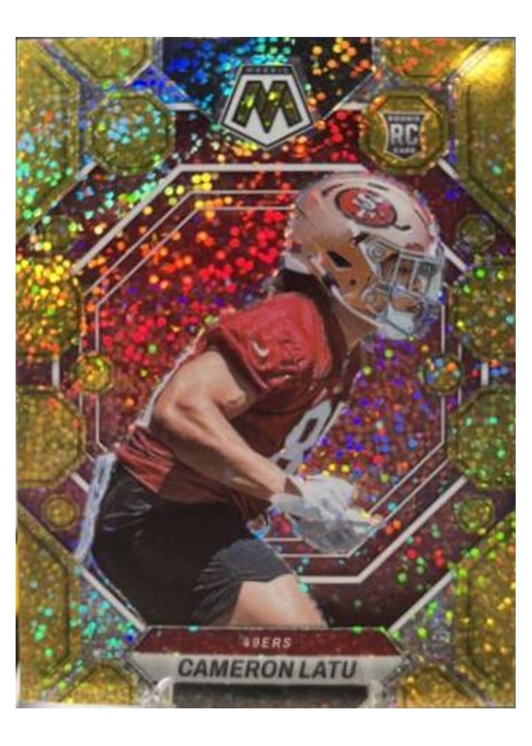 2023 Panini Mosaic Base Set Cameron Latu #295 card