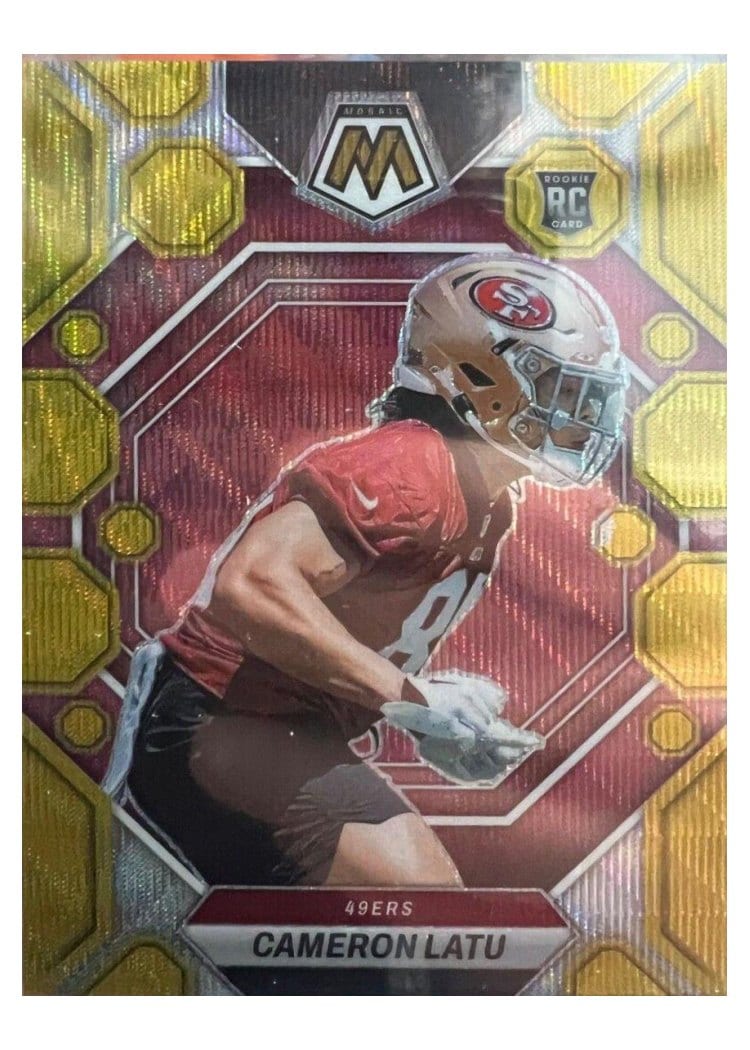 2023 Panini Mosaic Base Set Cameron Latu #295 card
