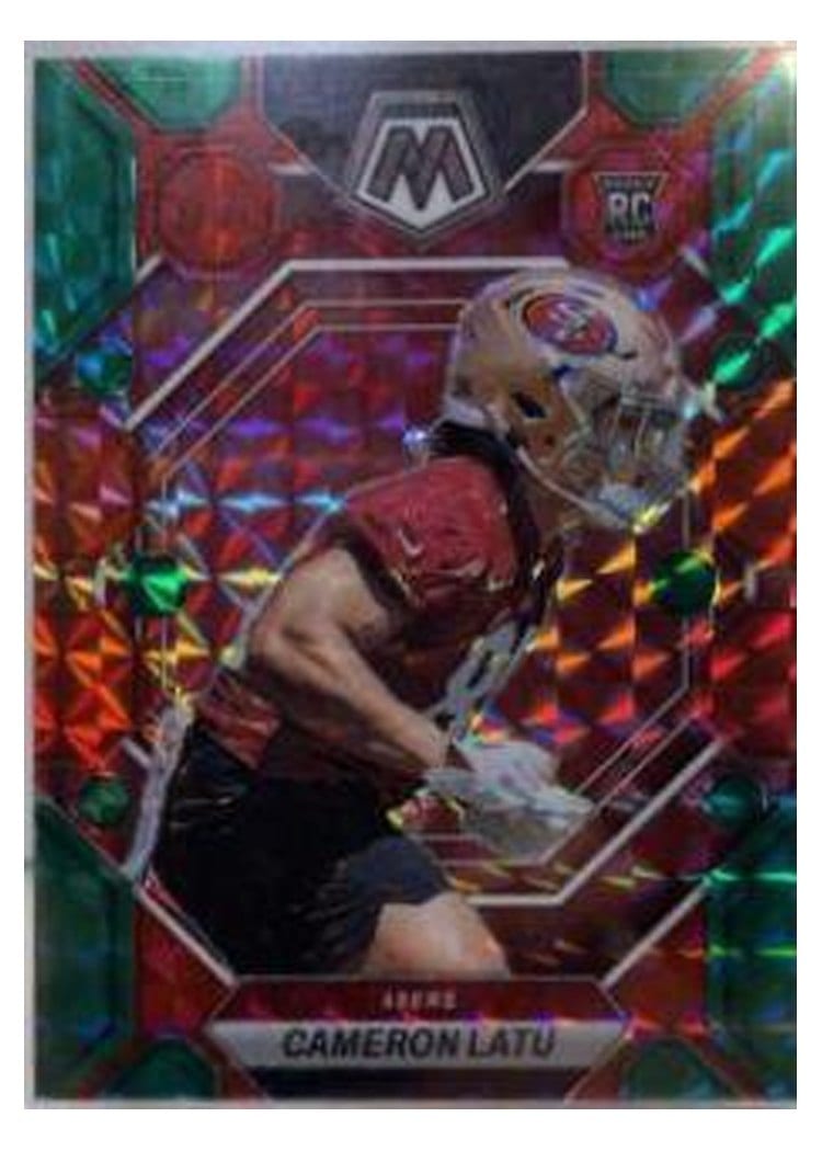 2023 Panini Mosaic Base Set Cameron Latu #295 card