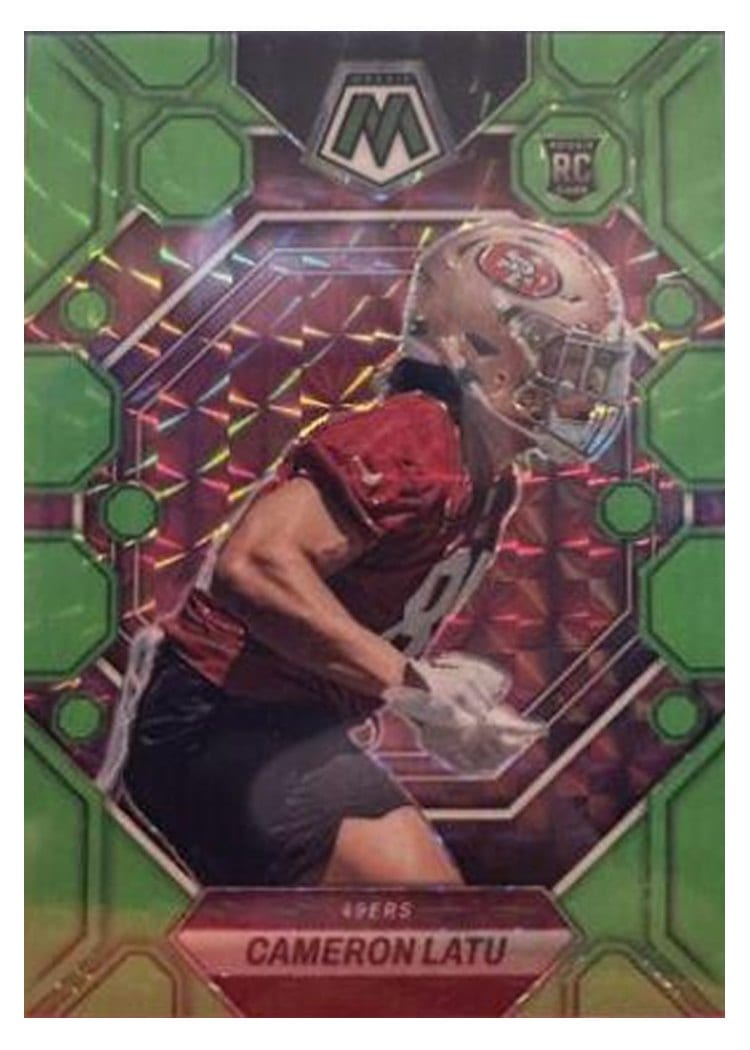 2023 Panini Mosaic Base Set Cameron Latu #295 card