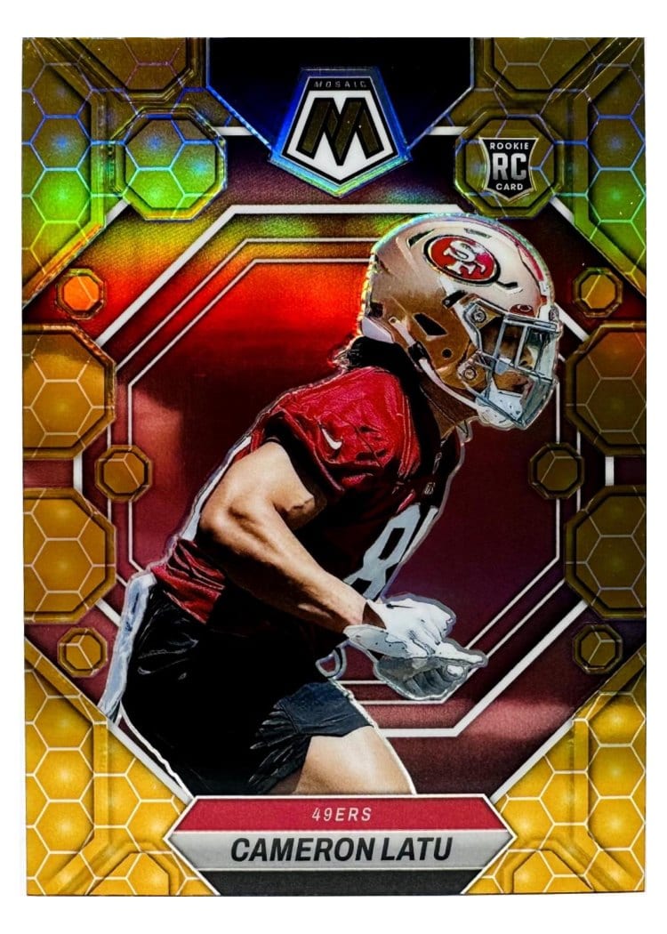 2023 Panini Mosaic Base Set Cameron Latu #295 card