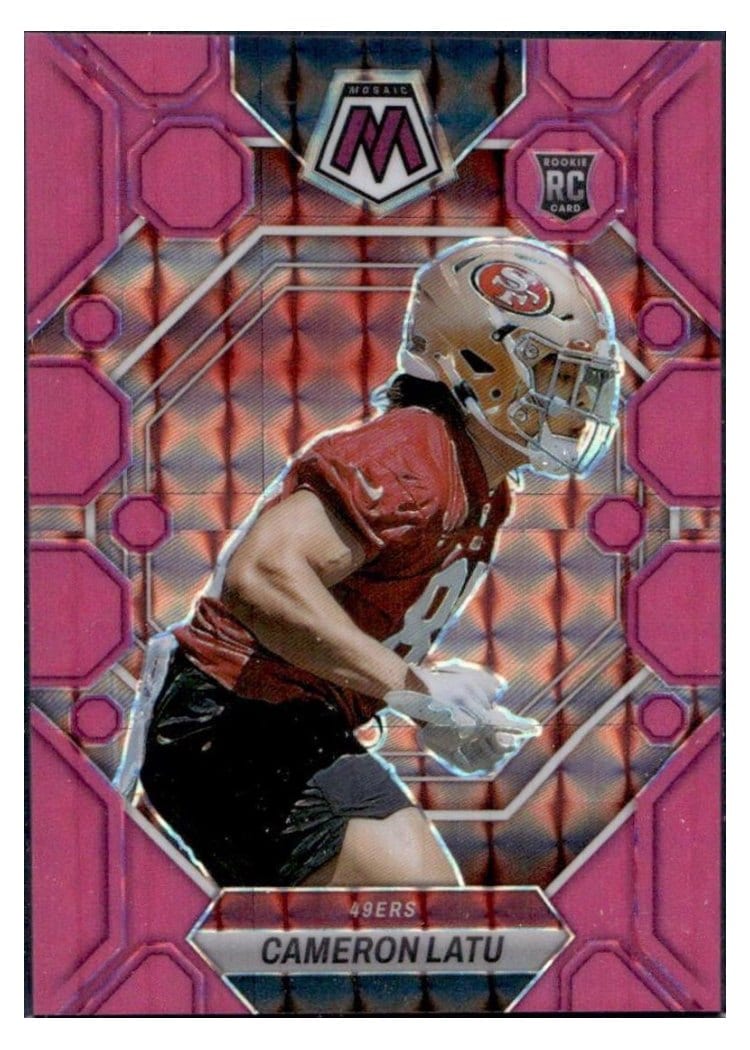 2023 Panini Mosaic Base Set Cameron Latu #295 card