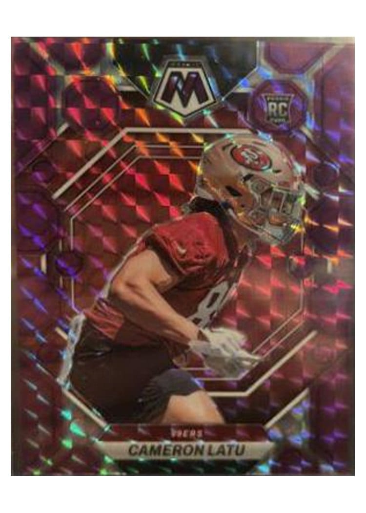 2023 Panini Mosaic Base Set Cameron Latu #295 card