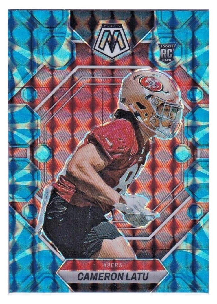 2023 Panini Mosaic Base Set Cameron Latu #295 card