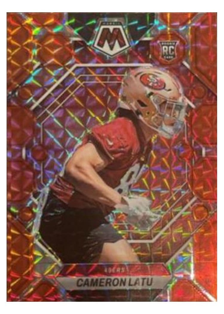 2023 Panini Mosaic Base Set Cameron Latu #295 card