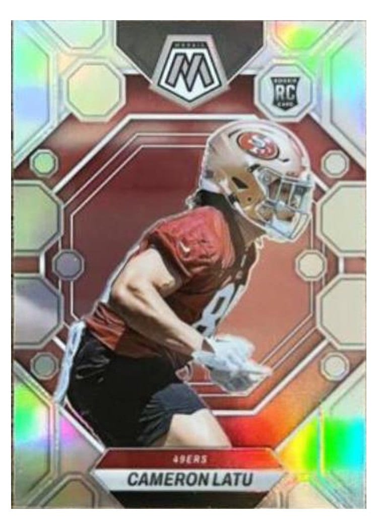 2023 Panini Mosaic Base Set Cameron Latu #295 card