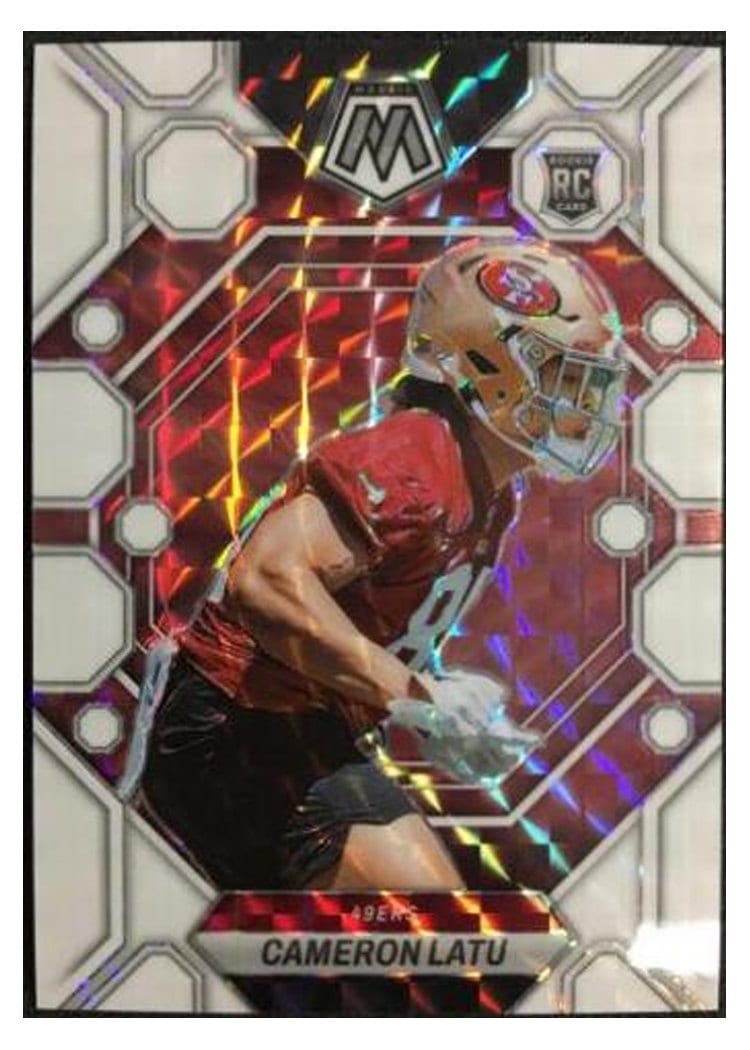 2023 Panini Mosaic Base Set Cameron Latu #295 card