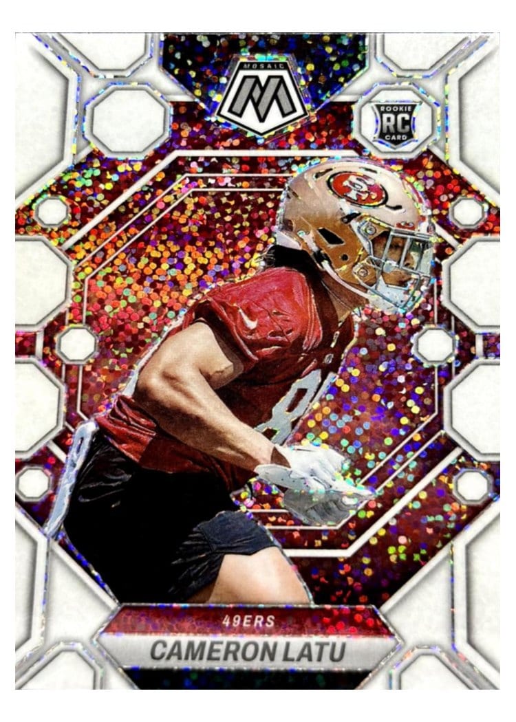 2023 Panini Mosaic Base Set Cameron Latu #295 card