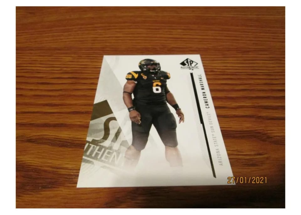 2013 SP Authentic Cameron Marshall #16 card