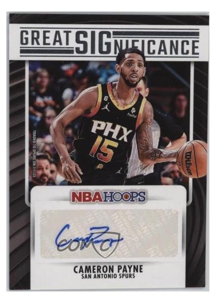 2023-24 Hoops Great SIGnificance Cameron Payne #GS-PAY card