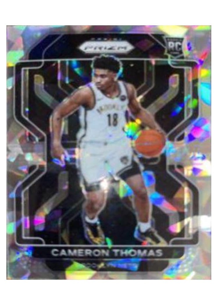 2021-22 Panini Prizm Base Set Cameron Thomas Ice Prizm #297 card