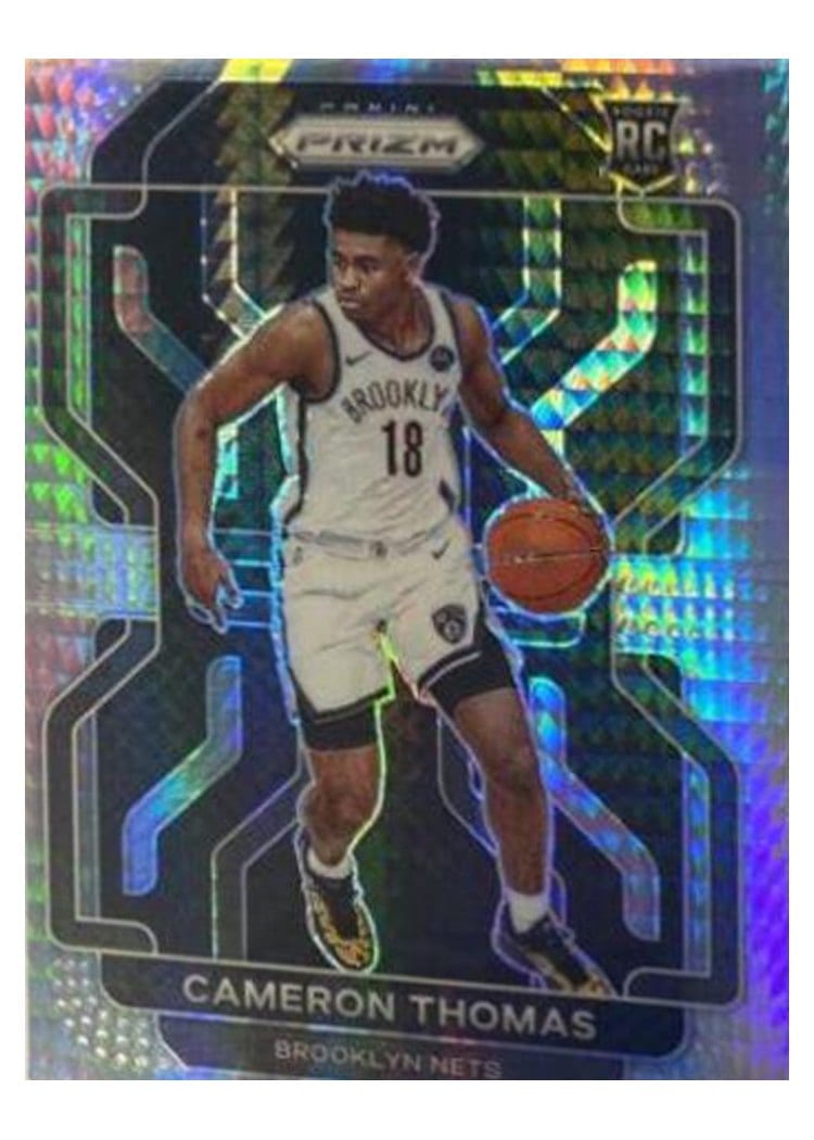 2021-22 Panini Prizm Base Set Cameron Thomas Pulsar Prizm #297 card