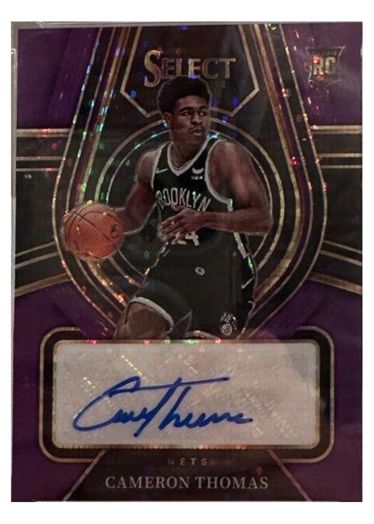 2021-22 Panini Select Base Set Cameron Thomas #126 card