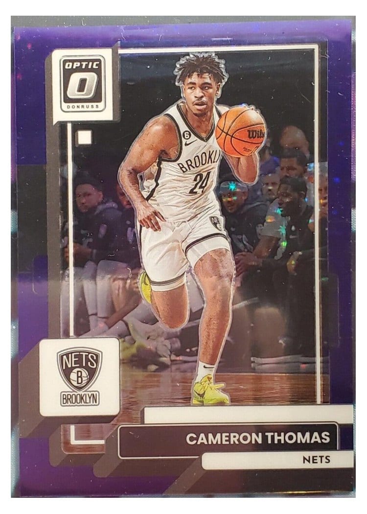 2022-23 Donruss Optic Base Set Cameron Thomas #18 card