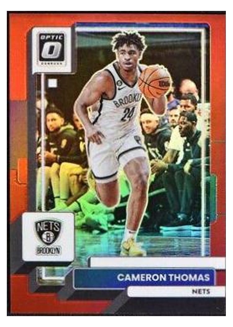 2022-23 Donruss Optic Base Set Cameron Thomas #18 card