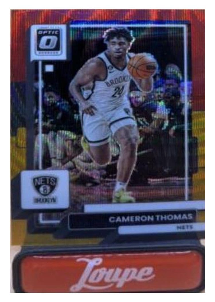 2022-23 Donruss Optic Base Set Cameron Thomas #18 card