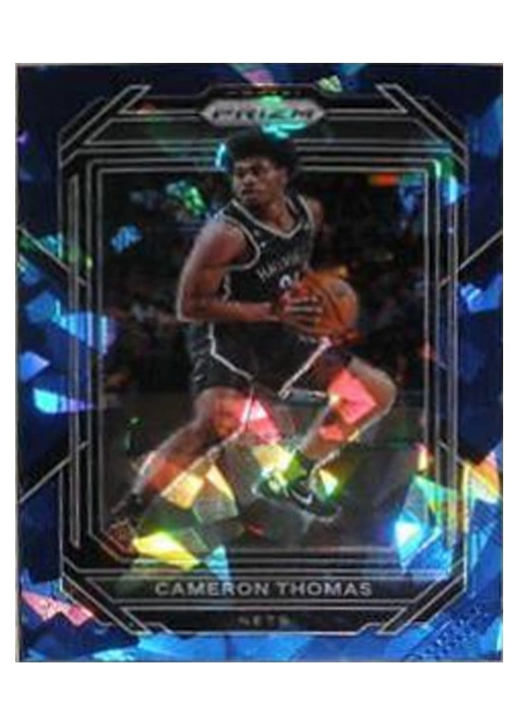 2022-23 Panini Prizm Base Set Cameron Thomas Blue Ice Prizm #20 card