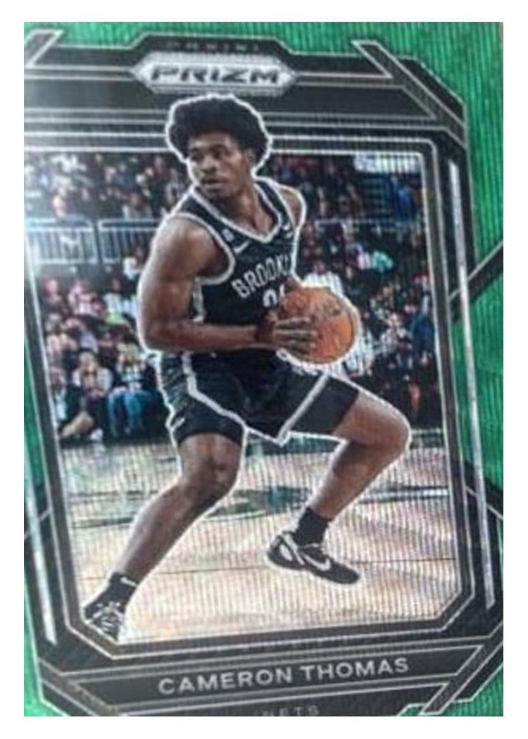 2022-23 Panini Prizm Base Set Cameron Thomas #20 card