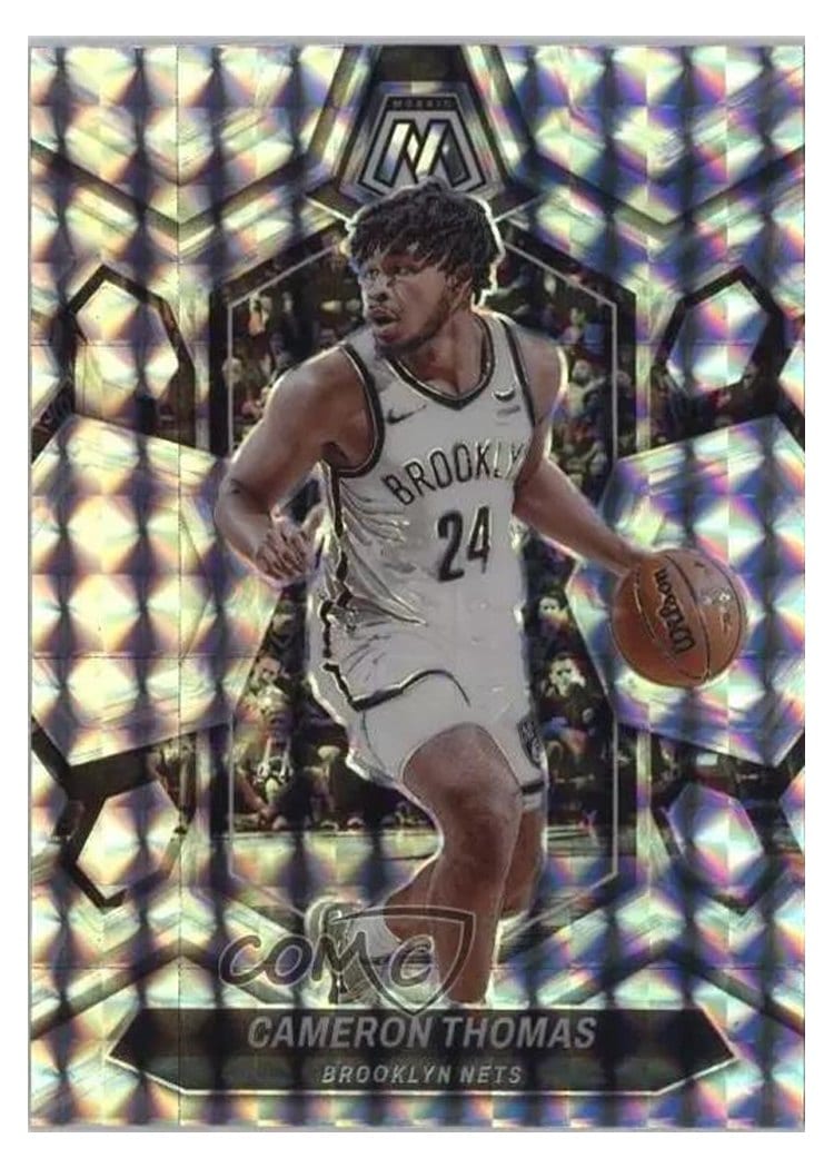2023-24 Panini Mosaic Base Set Cameron Thomas #117 card