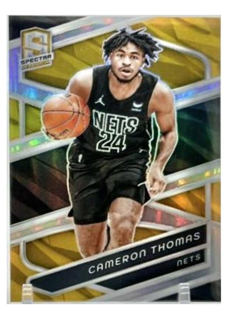 2023-24 Panini Spectra Base Set Cameron Thomas Gold #48 card