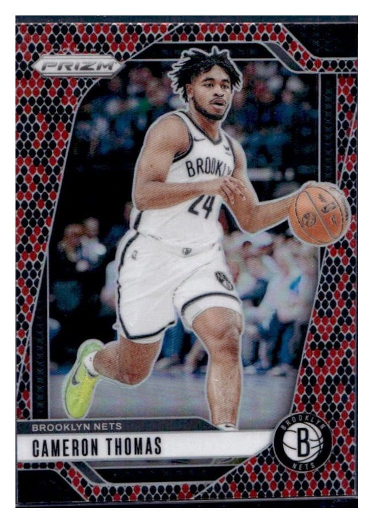 2024-25 Panini Prizm Base Set Cameron Thomas #91 card