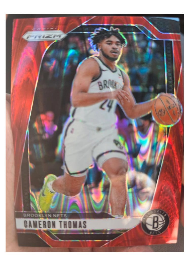 2024-25 Panini Prizm Base Set Cameron Thomas #91 card