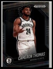 2024-25 Panini Prizm Black Base Set Cameron Thomas #93