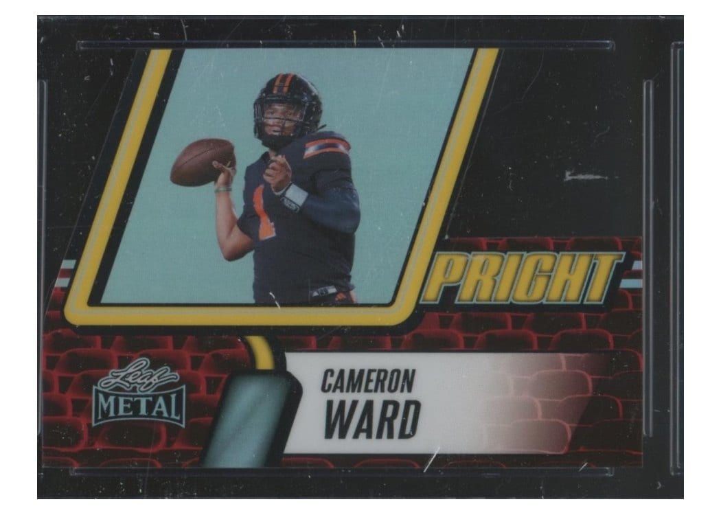 2025 Leaf Metal Upright Prismatic Silver Cameron Ward #U-6 card