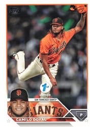 2023 Topps 1st Edition Base Set Camilo Doval #262 card