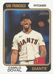 2023 Topps Heritage Base Set Camilo Doval #684 card