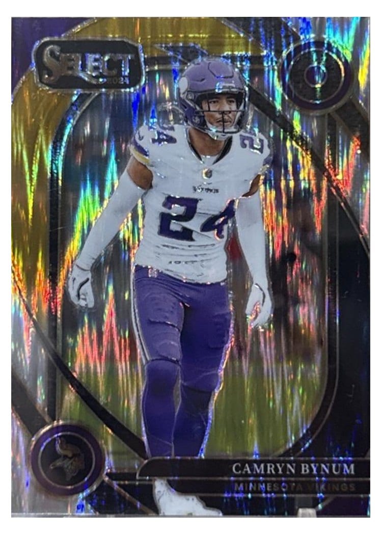 2024 Panini Select Base Set Camryn Bynum Black Gold Prizm Shock #234 card