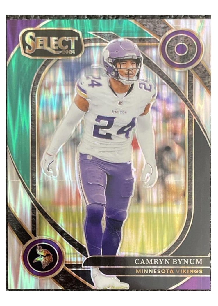 2024 Panini Select Base Set Camryn Bynum Black Green Prizm Shock #234 card
