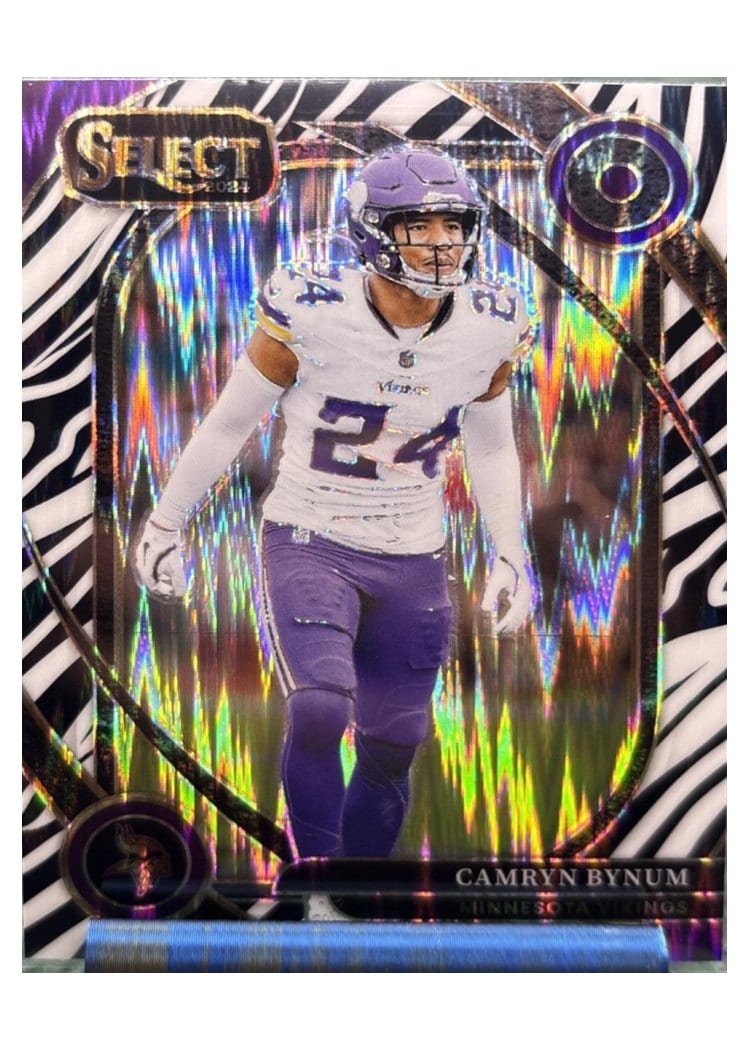 2024 Panini Select Base Set Camryn Bynum Zebra Prizm #234 card