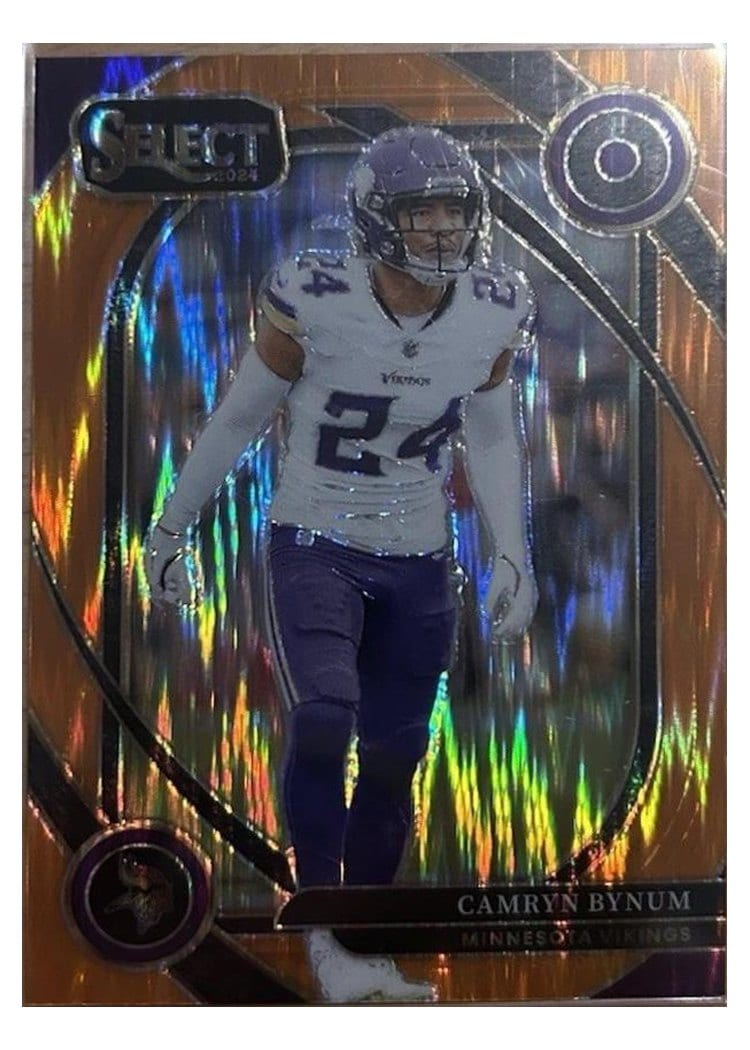 2024 Panini Select Base Set Camryn Bynum Orange Prizm Shock #234 card