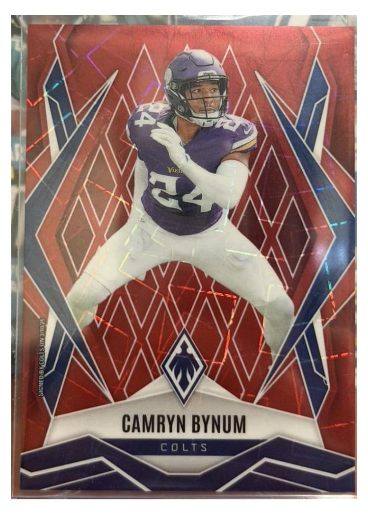 2025 Panini Phoenix Base Set Camryn Bynum Red Lazer #24 card