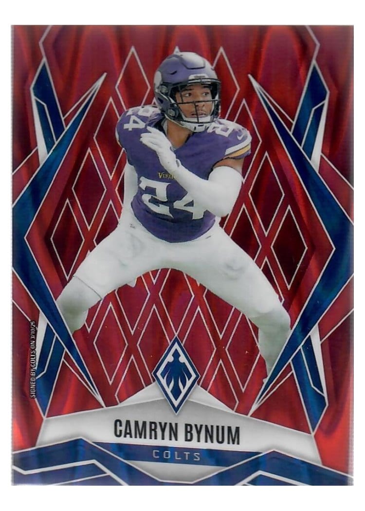 2025 Panini Phoenix Base Set Camryn Bynum Red Seismic #24 card