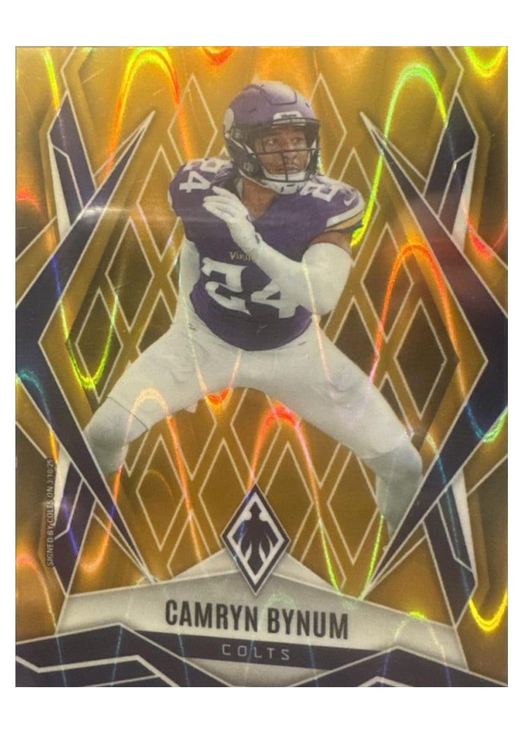 2025 Panini Phoenix Base Set Camryn Bynum Gold Seismic #24 card