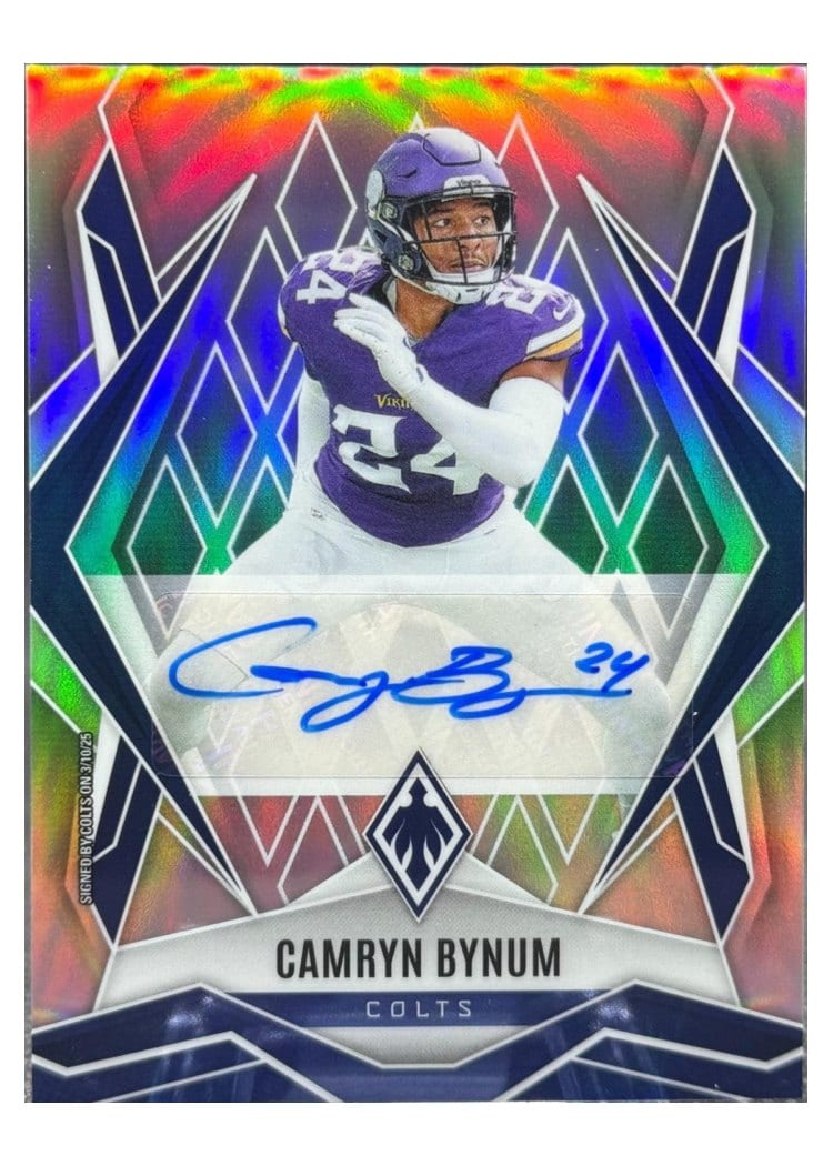 2025 Panini Phoenix Base Set Camryn Bynum Silver Autograph #24 card
