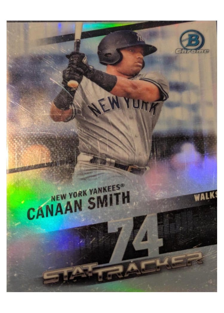 2020 Bowman Chrome Stat Tracker Canaan Smith #ST-30 card