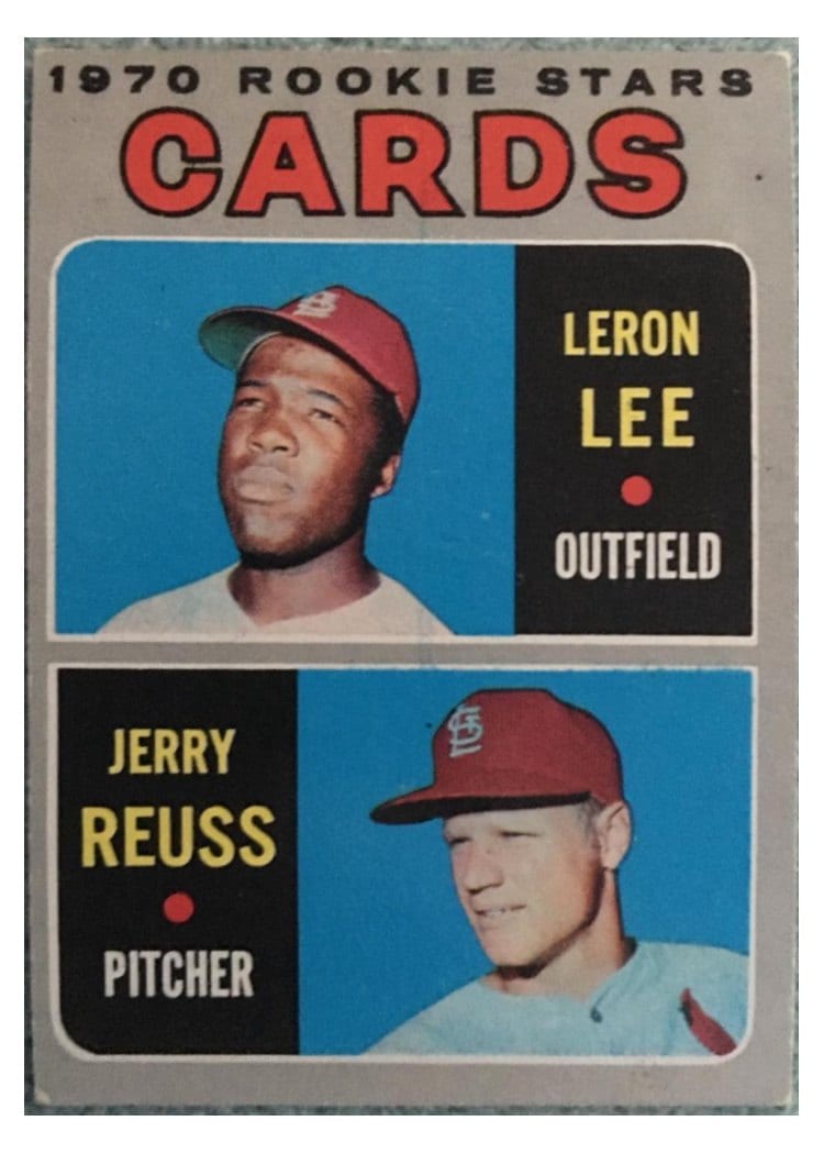 1970 Topps Cards 1970 Rookie Stars: Leron Lee / Jerry Reuss #96 card