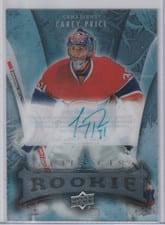 2020-21 Upper Deck Clear Cut Rookie Tribute Autographs Carey Price #RT-PR card