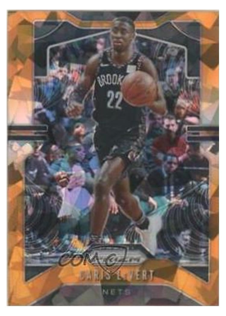 2019-20 Panini Prizm Base Set Caris LeVert Orange Ice Prizm #50 card