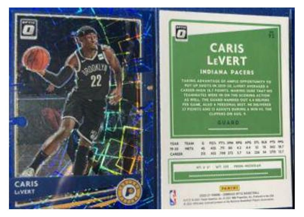 2020-21 Donruss Optic Base Set Caris LeVert #92 card