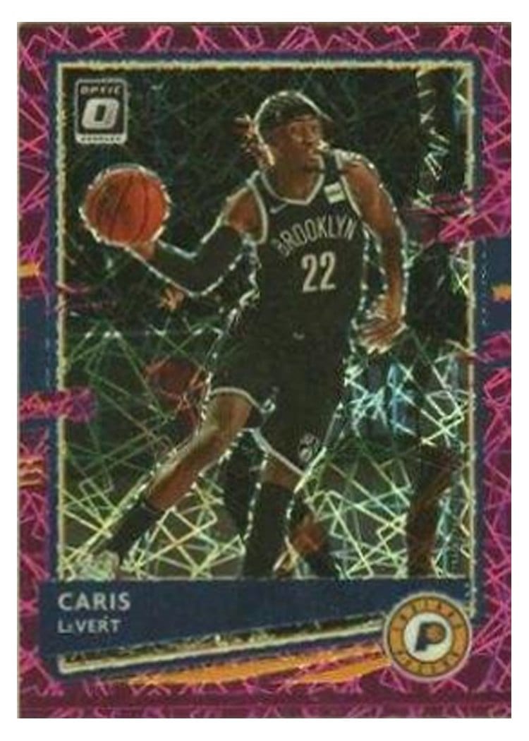 2020-21 Donruss Optic Base Set Caris LeVert Pink Velocity #92 card