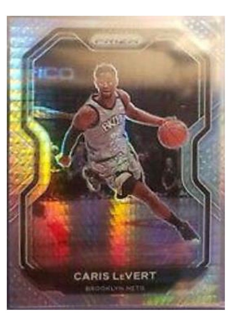 2020-21 Panini Prizm Base Set Caris LeVert Hyper Prizm #162 card