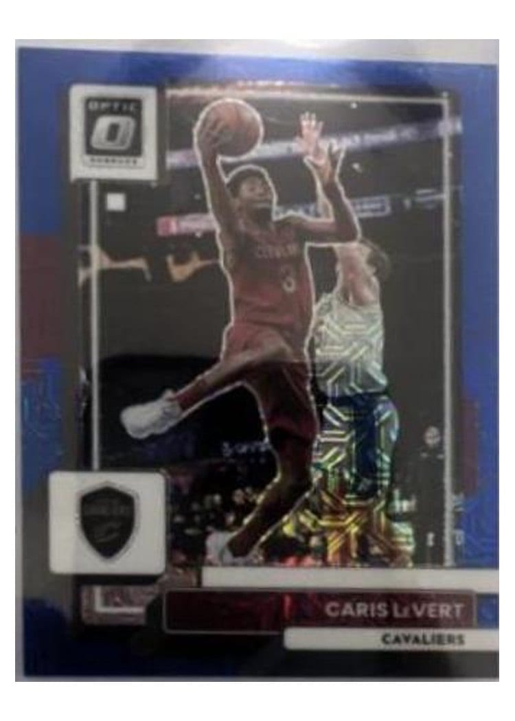 2022-23 Donruss Optic Base Set Caris LeVert Choice Blue Mojo #85 card
