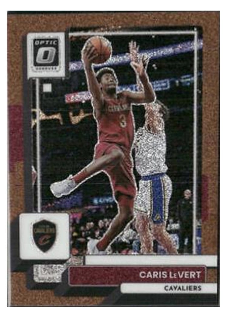 2022-23 Donruss Optic Base Set Caris LeVert Copper Glitter #85 card