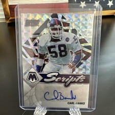 2022 Panini Mosaic Scripts Carl Banks #S-CB card